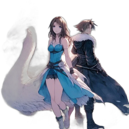 dress, sword, dragon, concept art transparent PNG cut-out