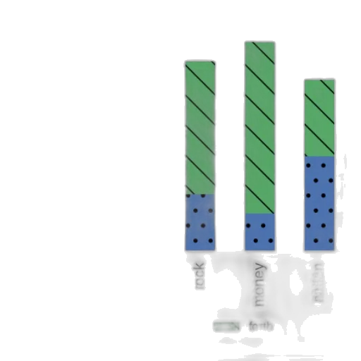 3d render, pixel art, concept art, green transparent PNG cut-out