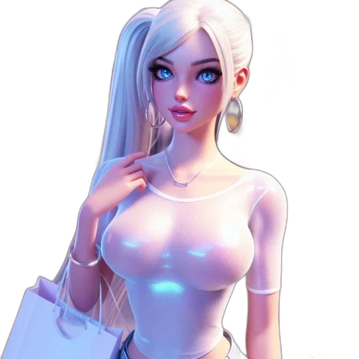 robot, dress, jewelry, fantasy art transparent PNG cut-out