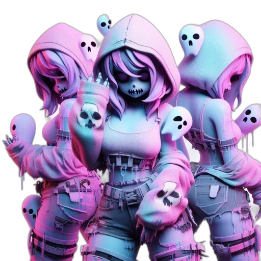 jacket, robot, concept art, 3d render transparent PNG cut-out