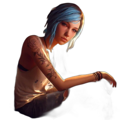 jewelry, face, concept art, fantasy art transparent PNG cut-out