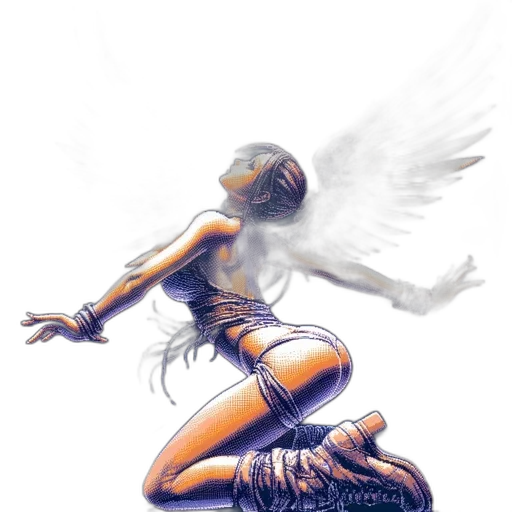 fantasy art, concept art, comic book art, photorealistic transparent PNG cut-out