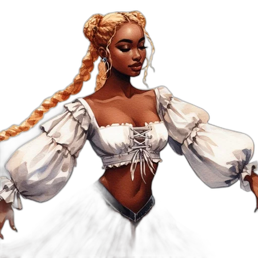 dress, concept art, fantasy art, pixel art transparent PNG cut-out