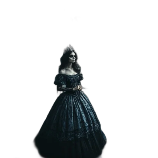 dress, crown, creature, mask transparent PNG cut-out