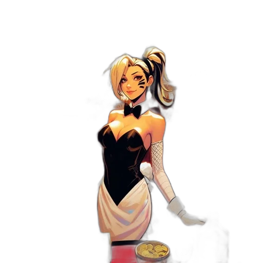 dress, staff, comic book art, concept art transparent PNG cut-out