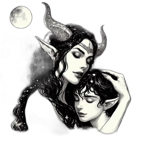 fantasy art, comic book art, pencil sketch, concept art transparent PNG cut-out