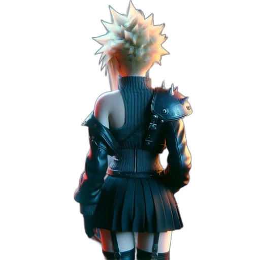 jacket, dress, weapon, creature transparent PNG cut-out