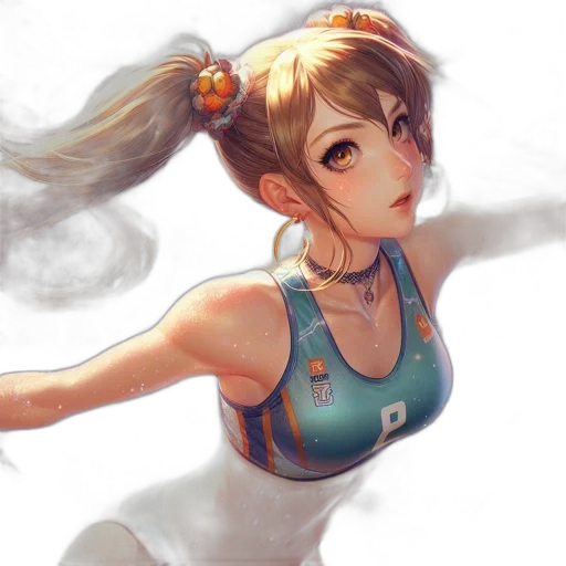 staff, dress, weapon, anime transparent PNG cut-out