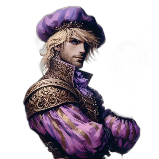 hat, staff, face, sword transparent PNG cut-out