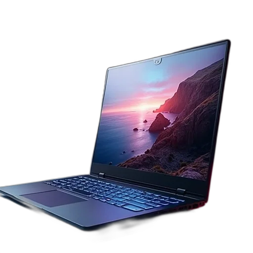 staff, 3d render, lenovo, ultrabook transparent PNG cut-out