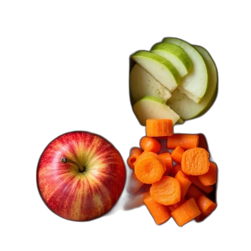 food, crown, bottle, 3d render transparent PNG cut-out