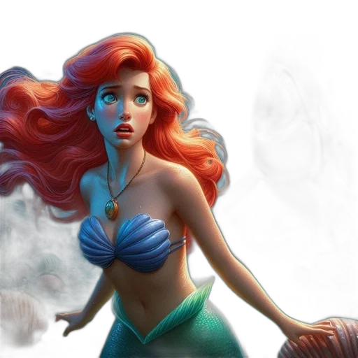 fantasy art, concept art, comic book art, photorealistic transparent PNG cut-out