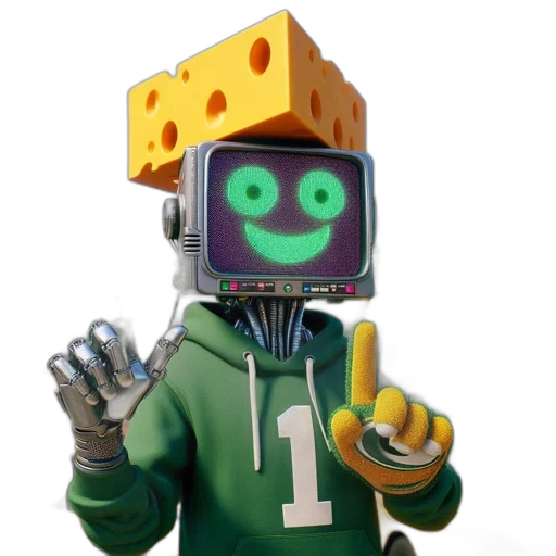 robot, jacket, mask, face transparent PNG cut-out