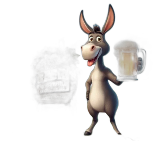 animal, creature, concept art, 3d render transparent PNG cut-out