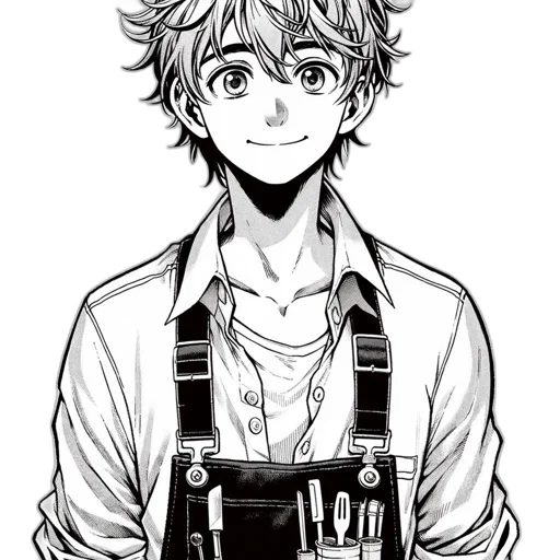 staff, face, weapon, jacket transparent PNG cut-out