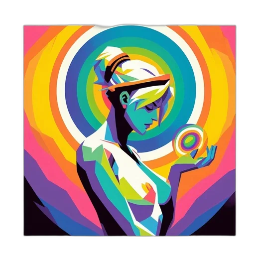 abstract, portrait, displays, woman transparent PNG cut-out