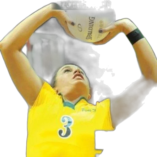 photorealistic, cover, volleyball, athlete transparent PNG cut-out