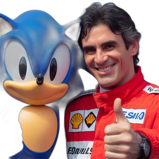 animal, photorealistic, cartoon, racer transparent PNG cut-out