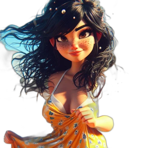 dress, jewelry, crown, fantasy art transparent PNG cut-out