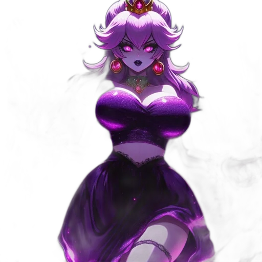 dress, crown, staff, mask transparent PNG cut-out