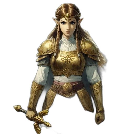 sword, crown, staff, jewelry transparent PNG cut-out