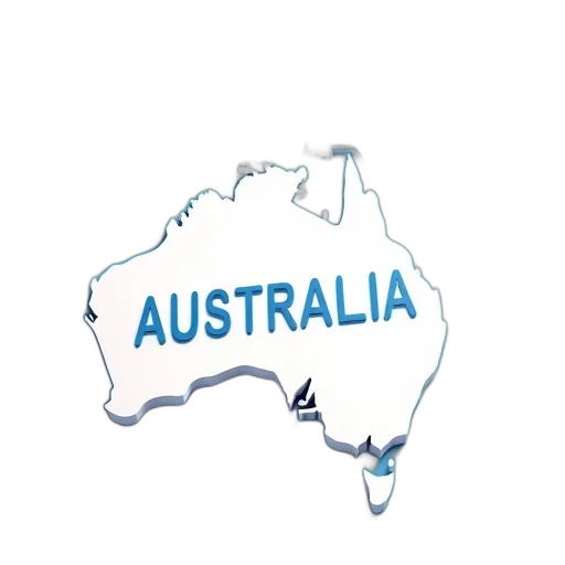 map, australia, words, relocation transparent PNG cut-out