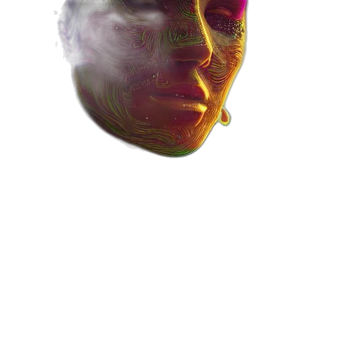mask, face, robot, creature transparent PNG cut-out