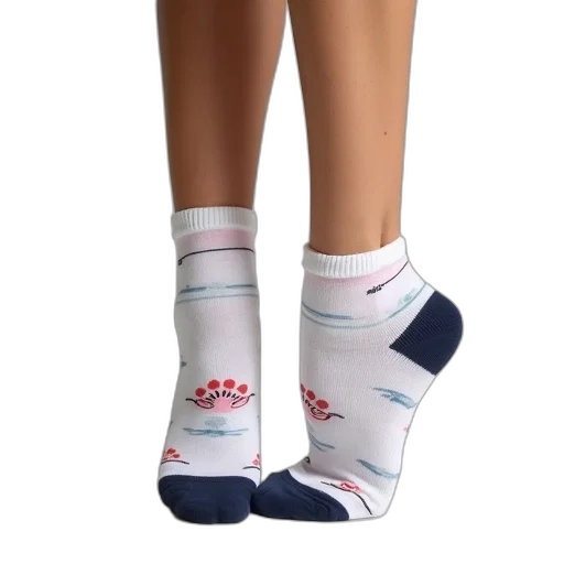 shoes, 3d render, women, socks transparent PNG cut-out