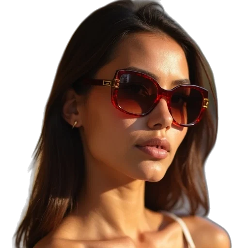 face, jewelry, photorealistic, 3d render transparent PNG cut-out
