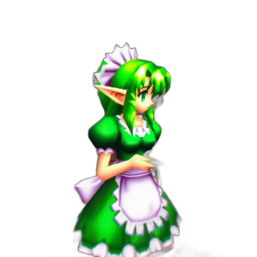 dress, staff, crown, flower transparent PNG cut-out