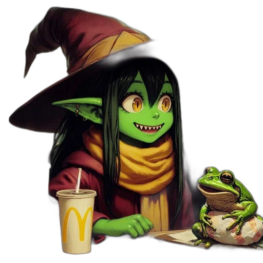 dragon, food, creature, staff transparent PNG cut-out