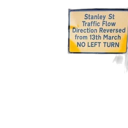 city street, sign, sidewalk, indicates transparent PNG cut-out