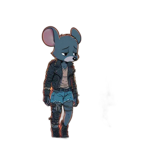 jacket, animal, staff, creature transparent PNG cut-out