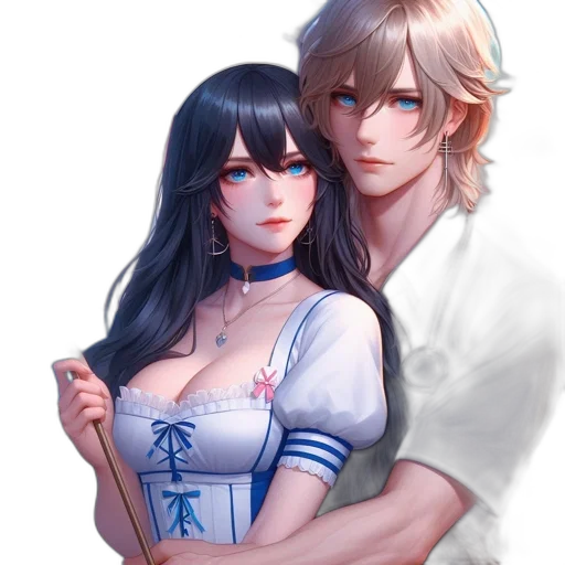 fantasy art, anime, watercolor, concept art transparent PNG cut-out