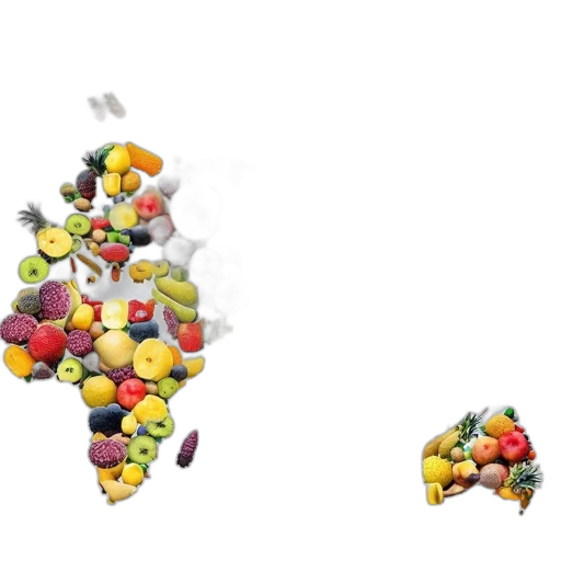 food, artistic, rendition, world transparent PNG cut-out
