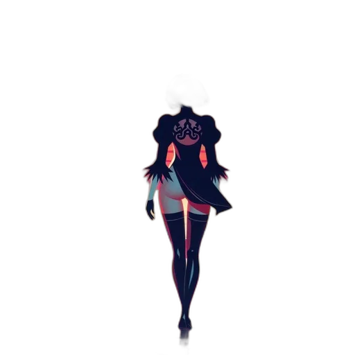 dress, creature, staff, mask transparent PNG cut-out