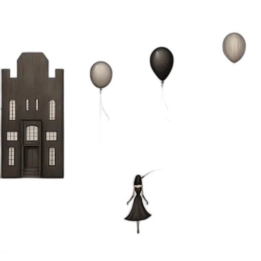 umbrella, concept art, pixel art, fantasy art transparent PNG cut-out