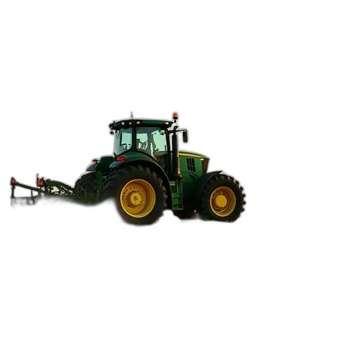 weapon, large, green, tractor transparent PNG cut-out
