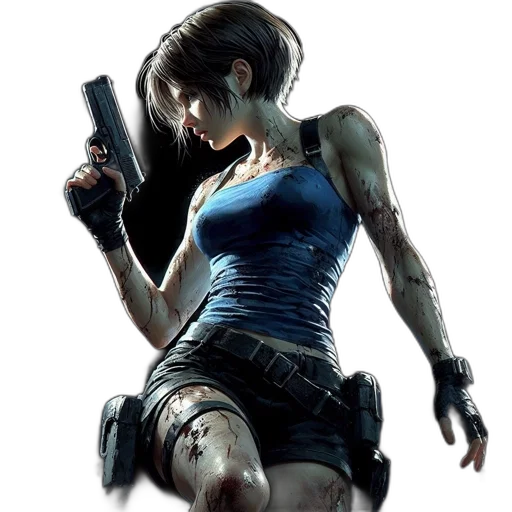 weapon, concept art, cyberpunk, photorealistic transparent PNG cut-out