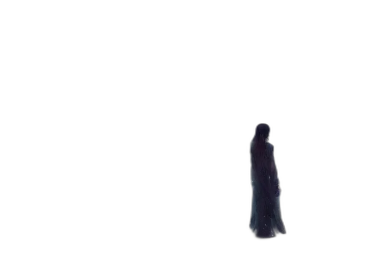 dress, creature, sword, staff transparent PNG cut-out