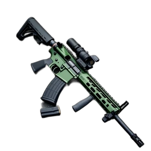 weapon, 3d render, pixel art, concept art transparent PNG cut-out