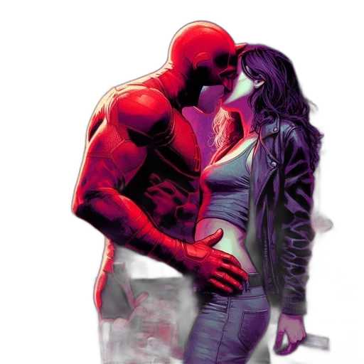 jacket, comic book art, concept art, cyberpunk transparent PNG cut-out