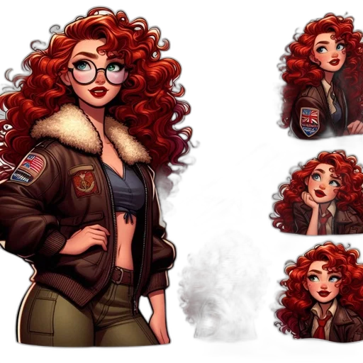 jacket, concept art, comic book art, fantasy art transparent PNG cut-out