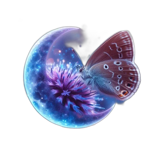 flower, jewelry, umbrella, fantasy art transparent PNG cut-out