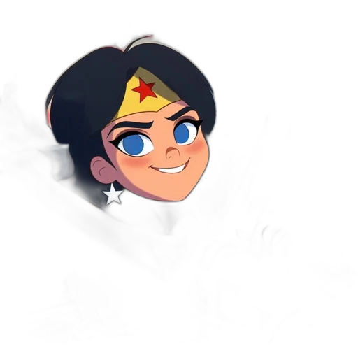 crown, staff, cartoon, comic book art transparent PNG cut-out
