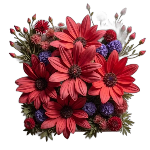 crown, flower, jewelry, photorealistic transparent PNG cut-out