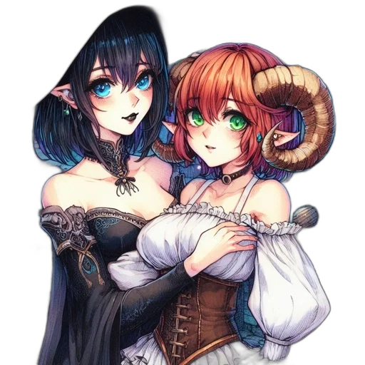 staff, dress, weapon, fantasy art transparent PNG cut-out