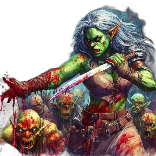 fantasy art, concept art, comic book art, pixel art transparent PNG cut-out