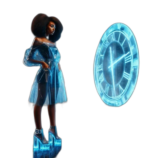 dress, jewelry, concept art, 3d render transparent PNG cut-out