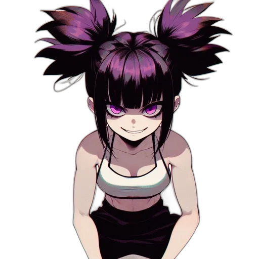 hair, creature, mask, staff transparent PNG cut-out